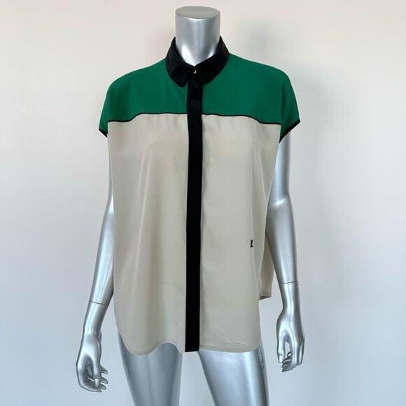 Louis Vuitton Tops - Louis Vuitton silk blouse size 44 IT or 8 US Authentic